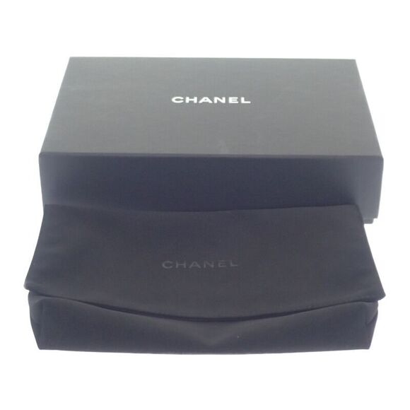 Chanel Classic Chain Wallet Ap0250 Shoulder Bag Caviar Skin White Gold Hardware - Picture 13 of 14